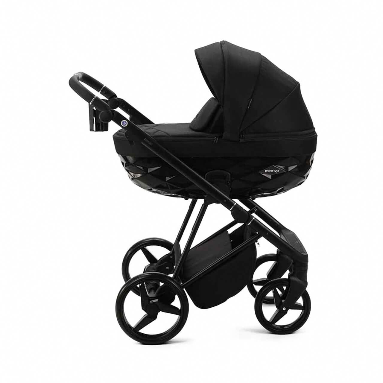 Mee go Milano Quantum 2 in 1 Pram Pushchair Carbon Black Trendy Baby