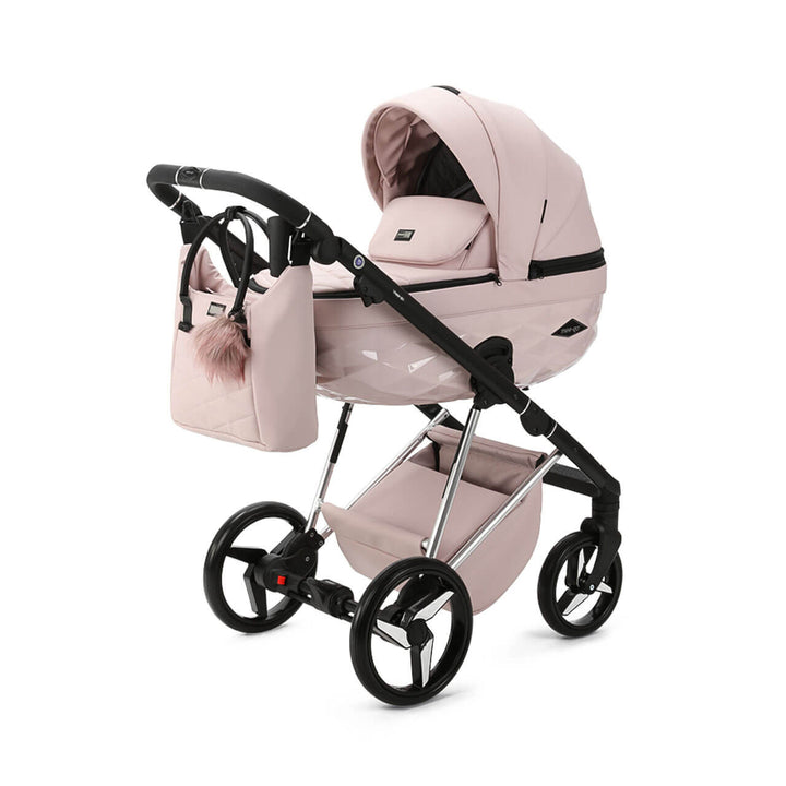 Mee-go Milano Quantum 2 in 1 Pram & Pushchair, Pretty in Pink