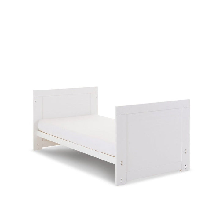 Obaby Nika Cot Bed, White Wash