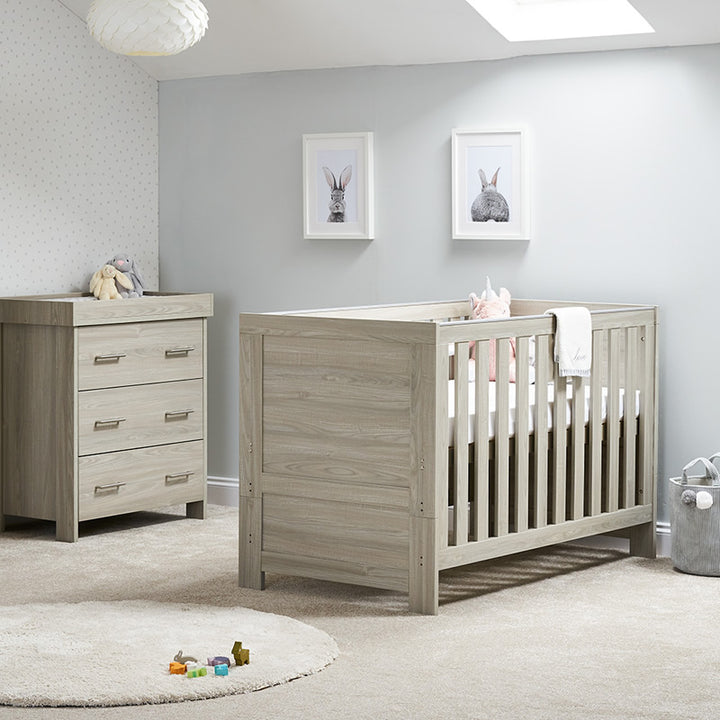 Obaby Nika 2 Piece Room Set, Grey Wash