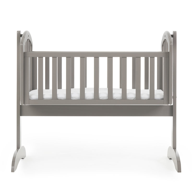 Obaby Sophie Swinging Crib & Mattress, Taupe Grey