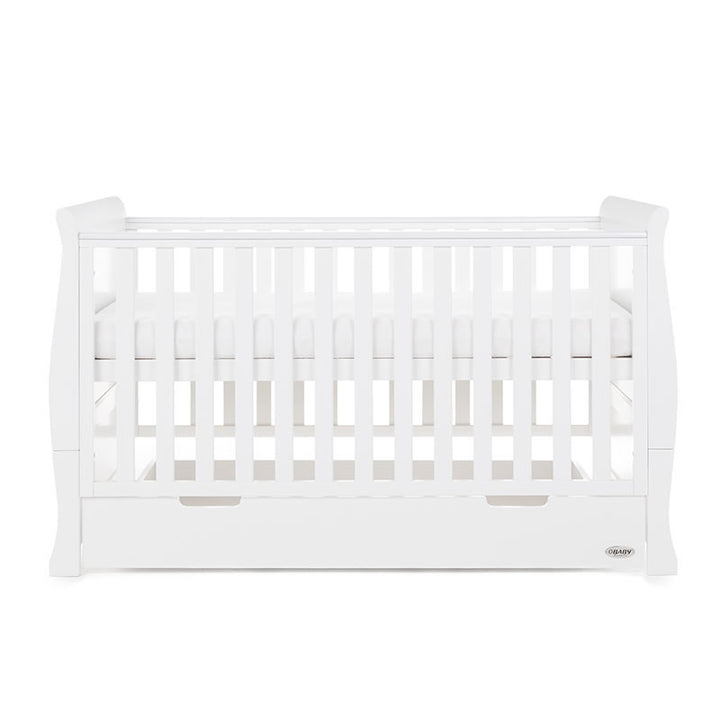 Obaby Stamford Classic Sleigh 4 Piece Room Set, White