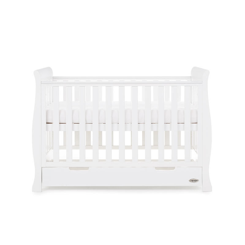 Obaby Stamford Mini Sleigh 3 Piece Room Set, White