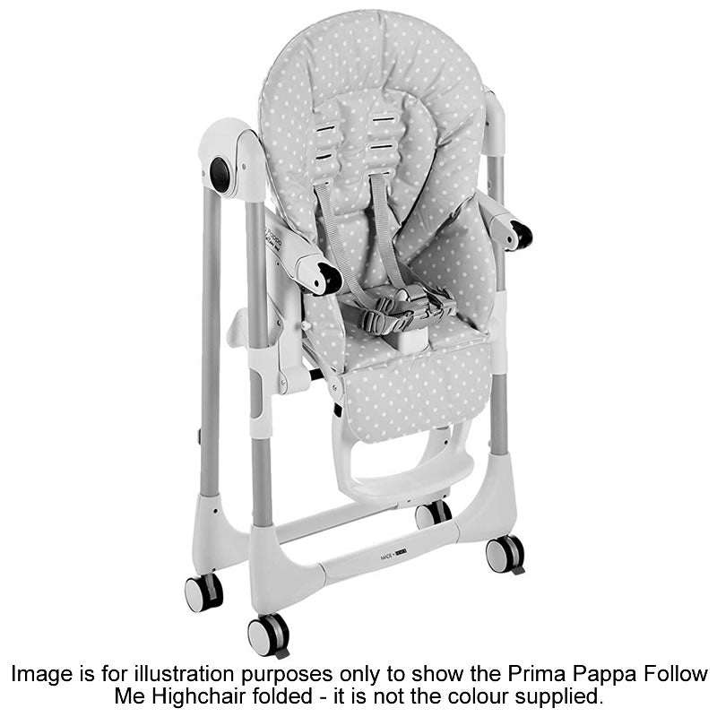 Peg Perego Prima Pappa Follow Me Highchair, Petrolio