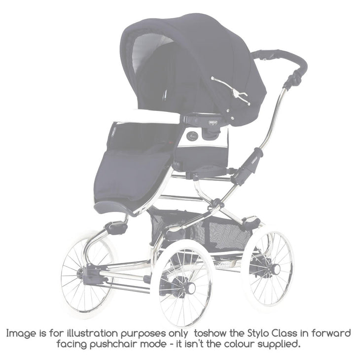 Bebecar Stylo Class+ Special 3 in 1 Pram + Raincover & FREE Bag, Stormy Grey