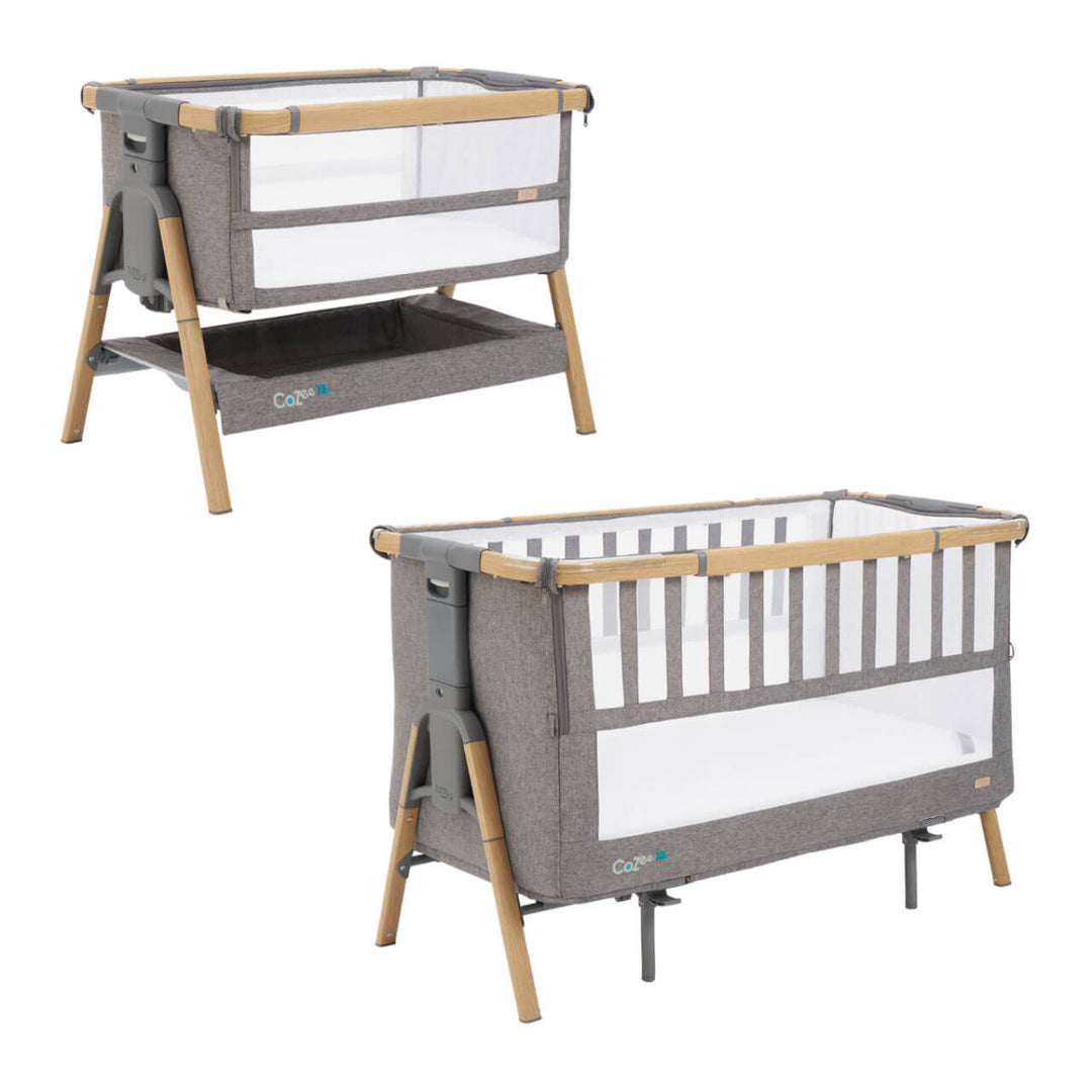 Tutti Bambini CoZee XL Complete Birth to 4+ Years Package, Oak & Charcoal