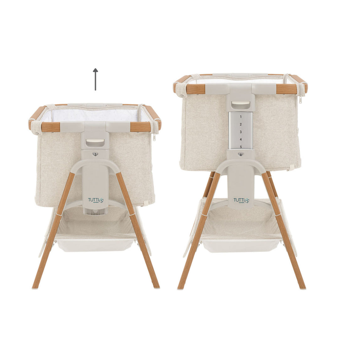 Tutti Bambini CoZee XL Complete Birth to 4+ Years Package, Scandinavian Walnut & Ecru