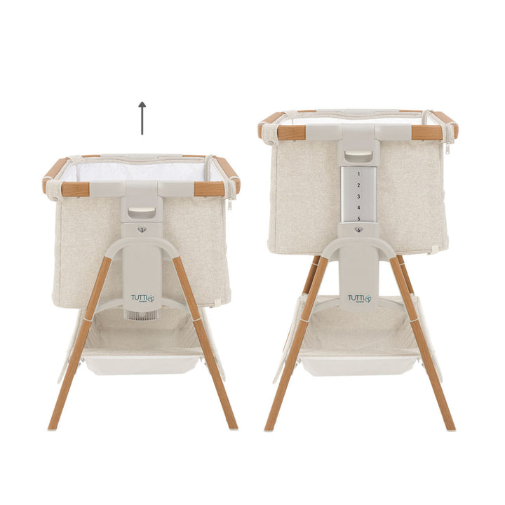 Tutti Bambini CoZee XL Complete Birth to 4+ Years Package, Scandinavian Walnut & Ecru