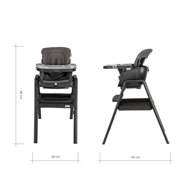 Tutti Bambini Nova Evolutionary Highchair, Black