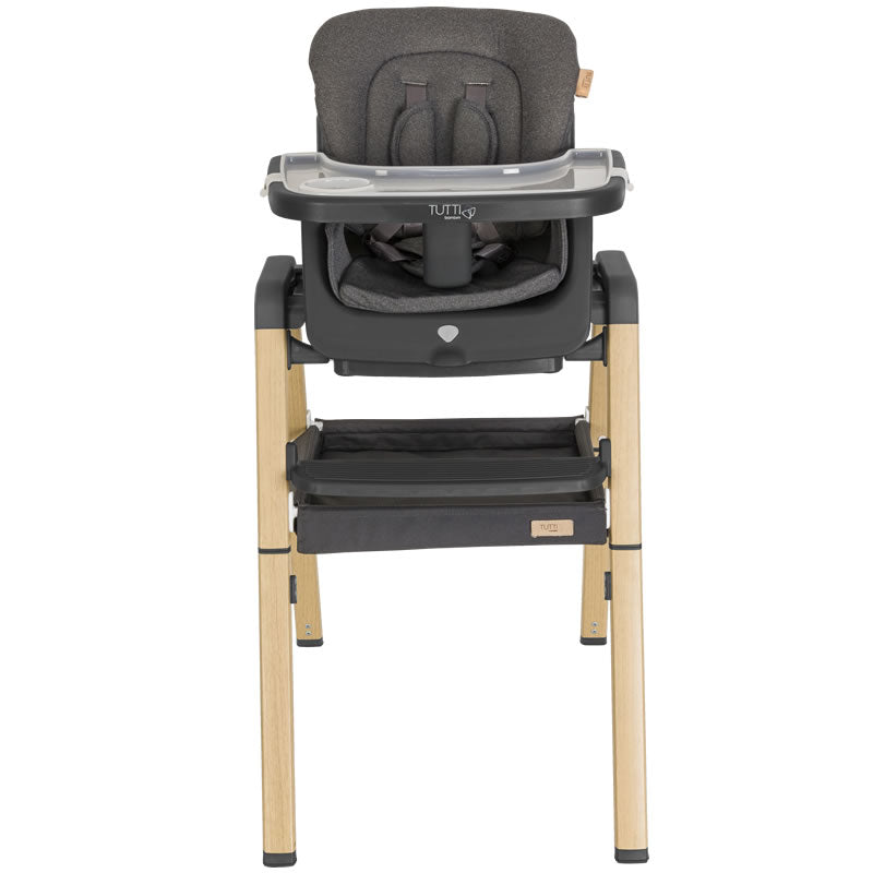 Tutti Bambini Nova Birth to 12 Years Complete Highchair Package, Grey/Oak