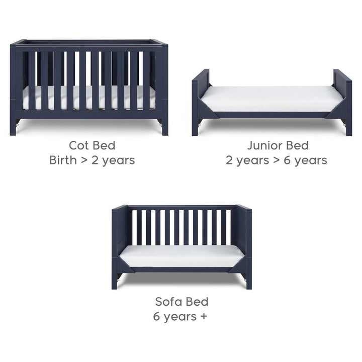 Tutti Bambini Tivoli 3 Piece Room Set, Navy