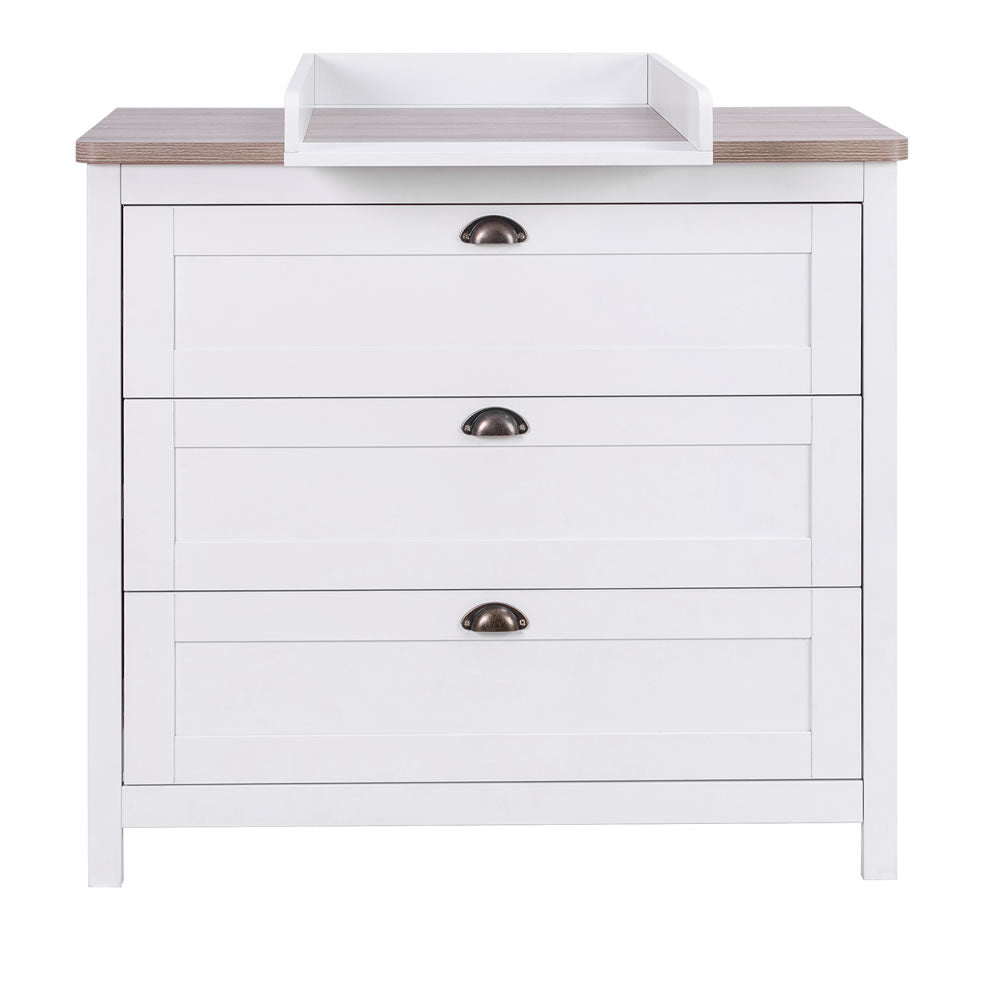 Tutti Bambini Verona Chest Changer, White/Oak