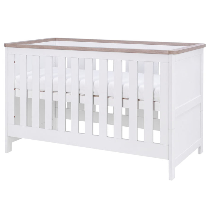 Tutti Bambini Verona Cot Bed, White/Oak