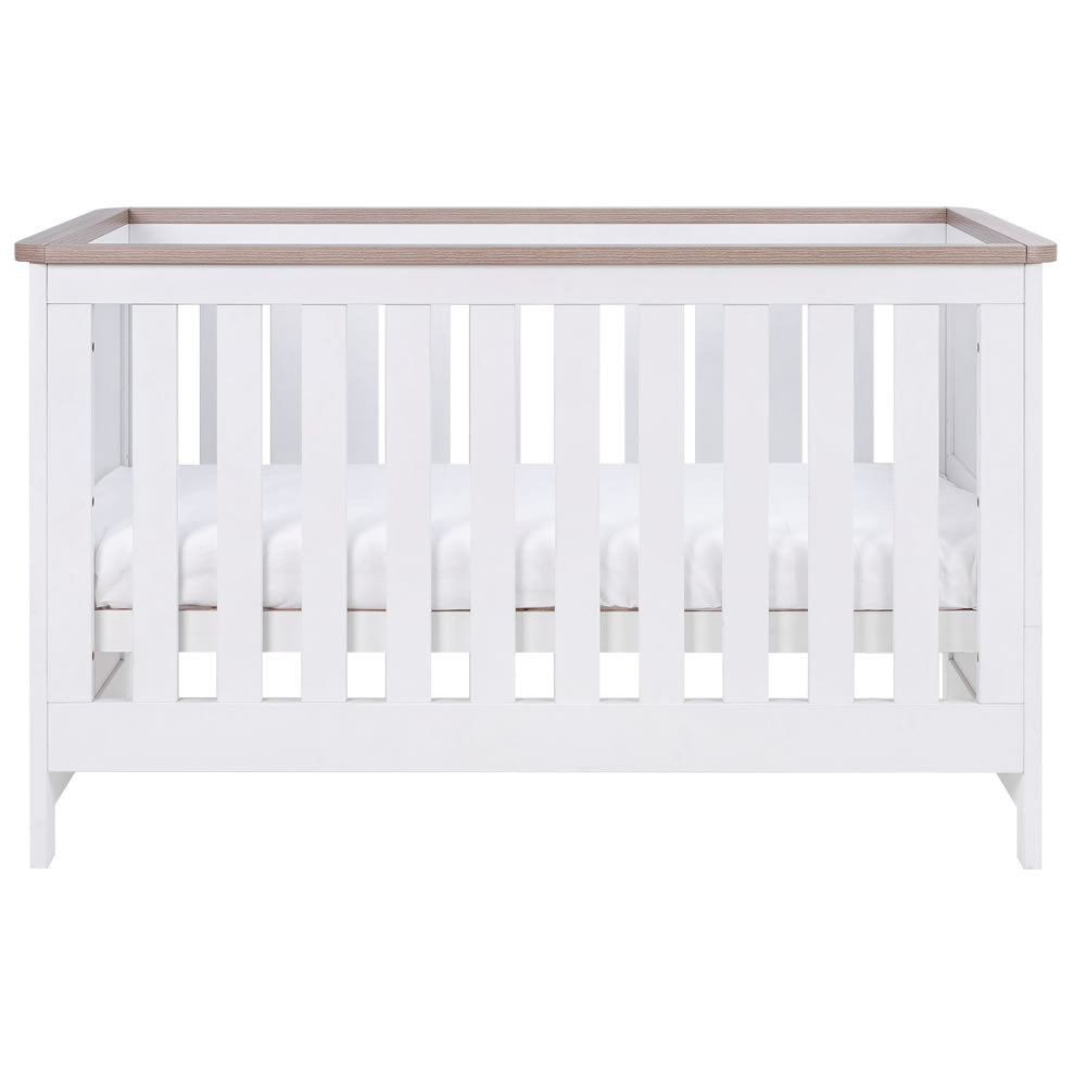 Tutti Bambini Verona Cot Bed, White/Oak