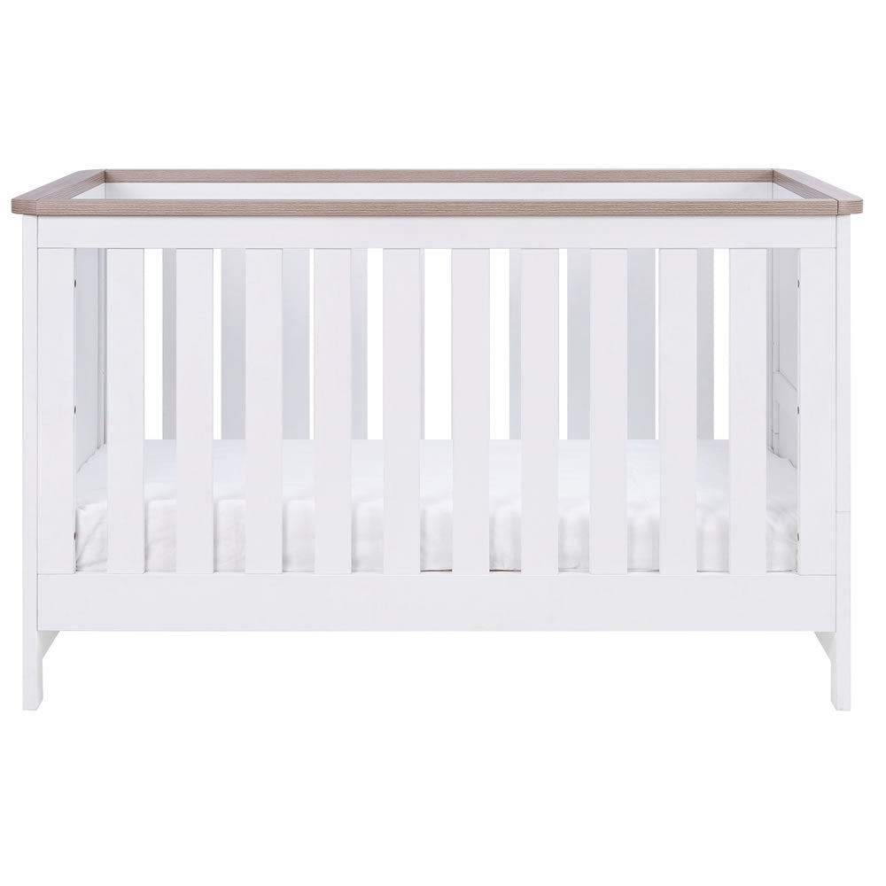 Tutti Bambini Verona Cot Bed, White/Oak