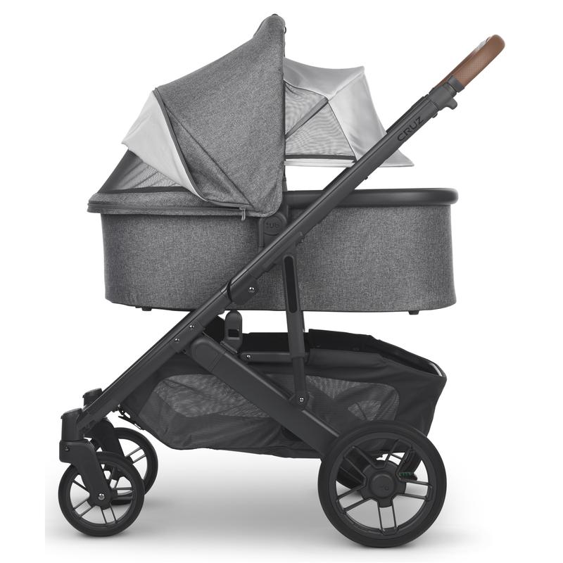 Uppababy CRUZ V2 Pushchair + Carrycot + Cabriofix i-Size + Base Travel System, Greyson