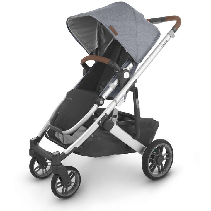 Uppababy CRUZ V2 Pushchair + Carrycot + Pebble 360 + Base Travel System, Gregory Blue