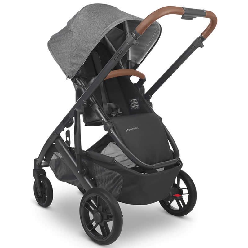 Uppababy CRUZ V2 Pushchair + Carrycot + Cabriofix i-Size + Base Travel System, Greyson