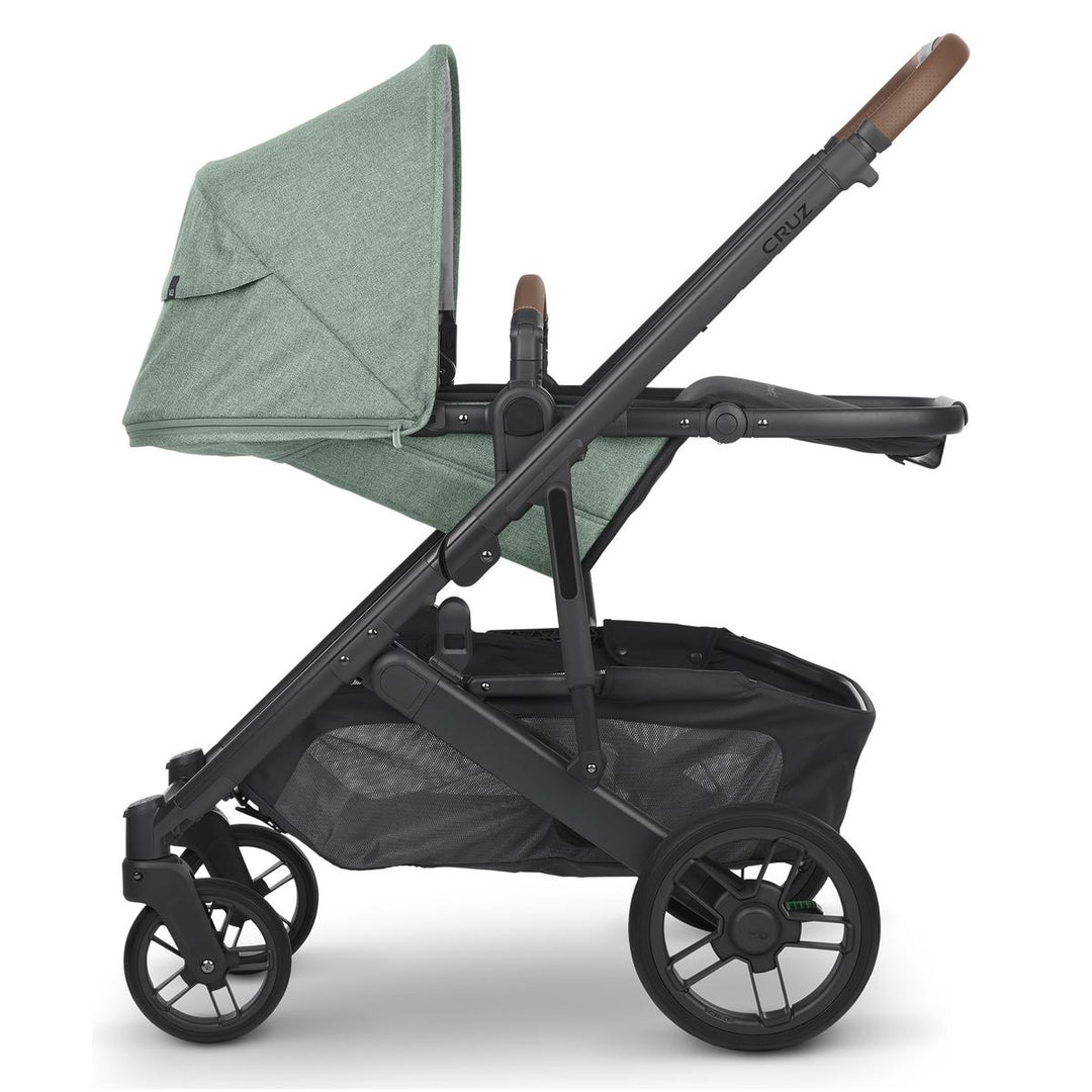 Uppababy CRUZ V2 Pushchair + Carrycot + Mesa + Base i-Size Travel System, Gwen