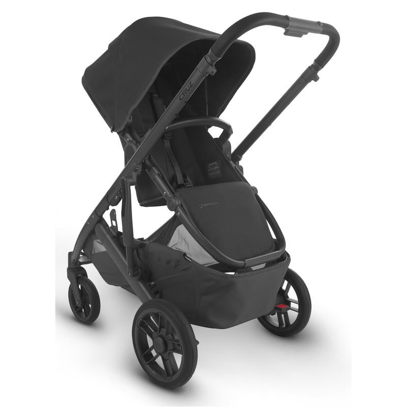 Uppababy CRUZ V2 Pushchair + Carrycot + Cabriofix i-Size + Base Travel System, Jake Black