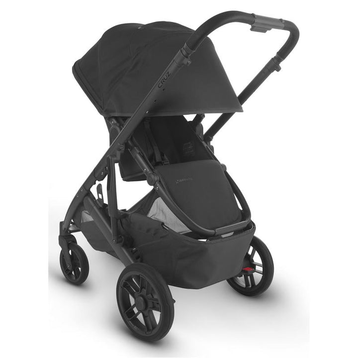 Uppababy CRUZ V2 Pushchair + Carrycot + Cabriofix i-Size + Base Travel System, Jake Black