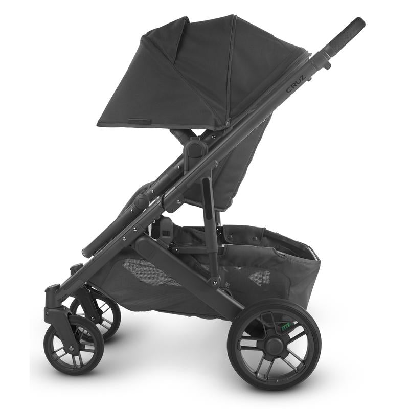 Uppababy CRUZ V2 Pushchair + Carrycot + Cabriofix i-Size + Base Travel System, Jake Black