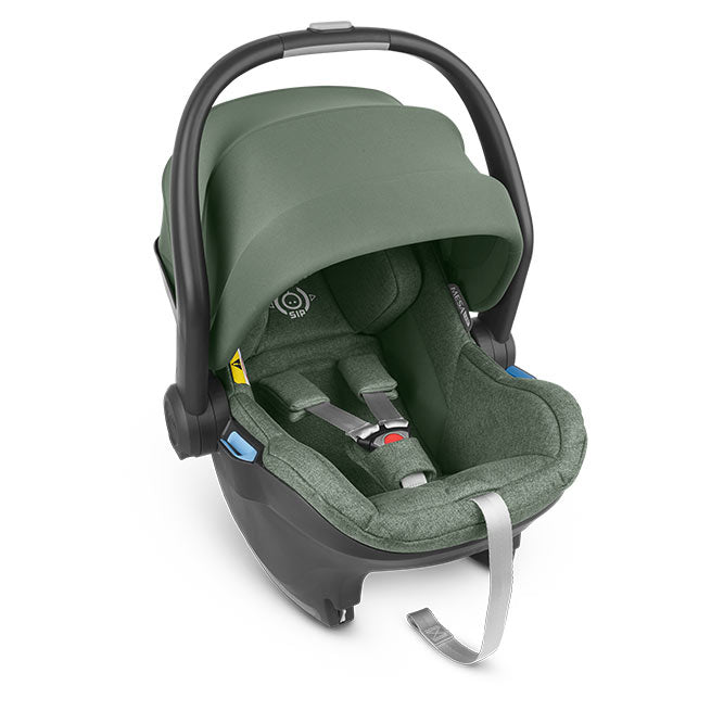 Uppababy CRUZ V2 Pushchair + Carrycot + Mesa + Base i-Size Travel System, Emmett Sage Green Melange