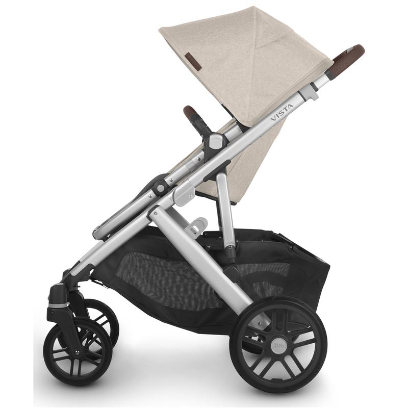 Uppababy VISTA V2 Twin Tandem Pushchair, Declan Oat Melange