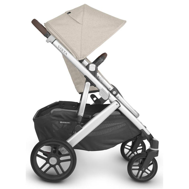 Uppababy VISTA V2 Twin Tandem Pushchair, Declan Oat Melange