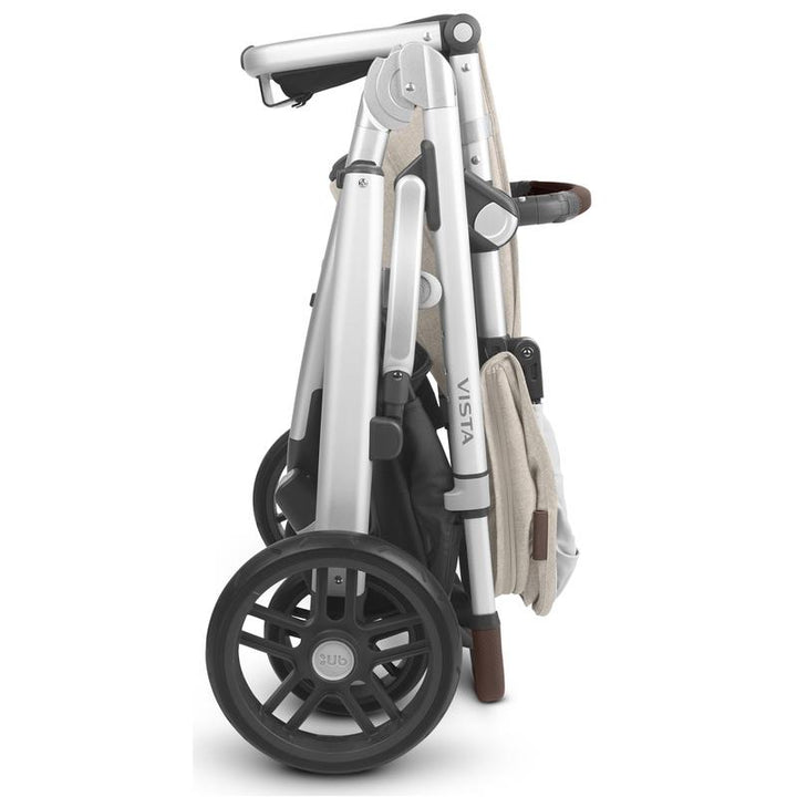 Uppababy VISTA V2 Twin Tandem Pushchair, Declan Oat Melange