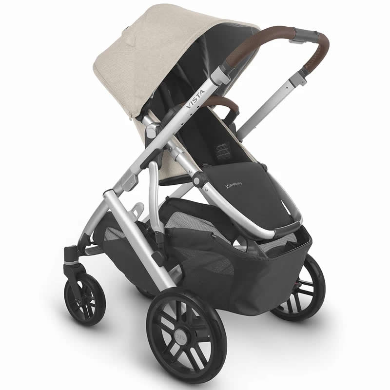 Uppababy VISTA V2 Pram + Cloud Z2 & Base Z2 i-Size Travel System, Declan Oat Melange