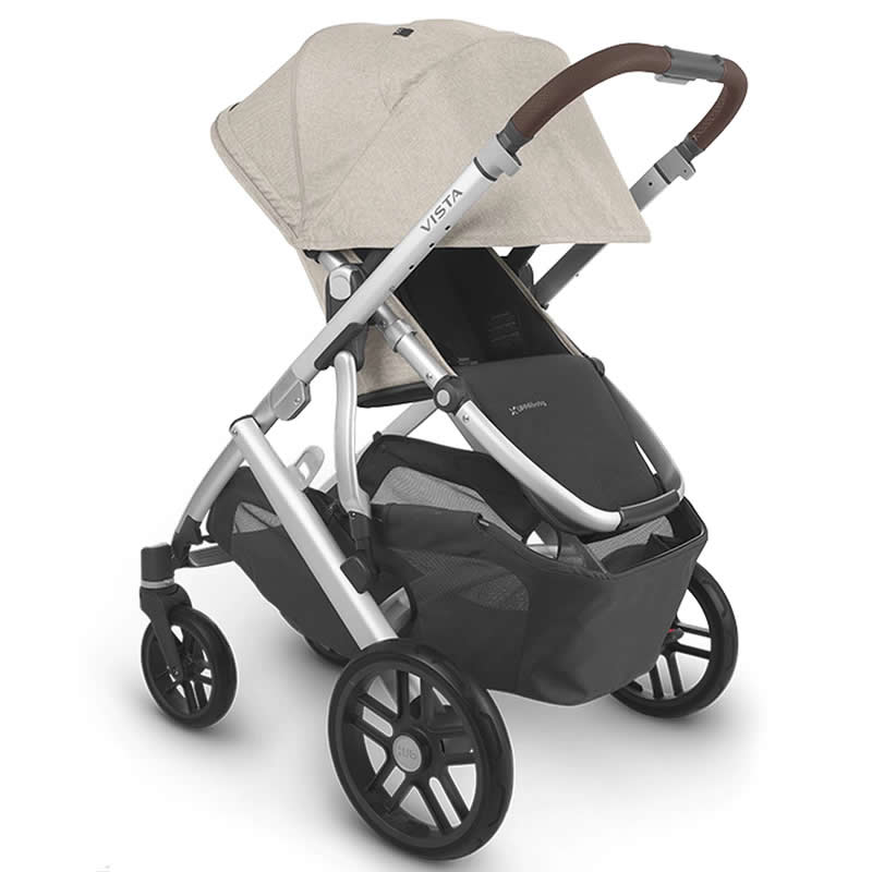 Uppababy VISTA V2 Pram + Cloud Z2 & Base Z2 i-Size Travel System, Declan Oat Melange