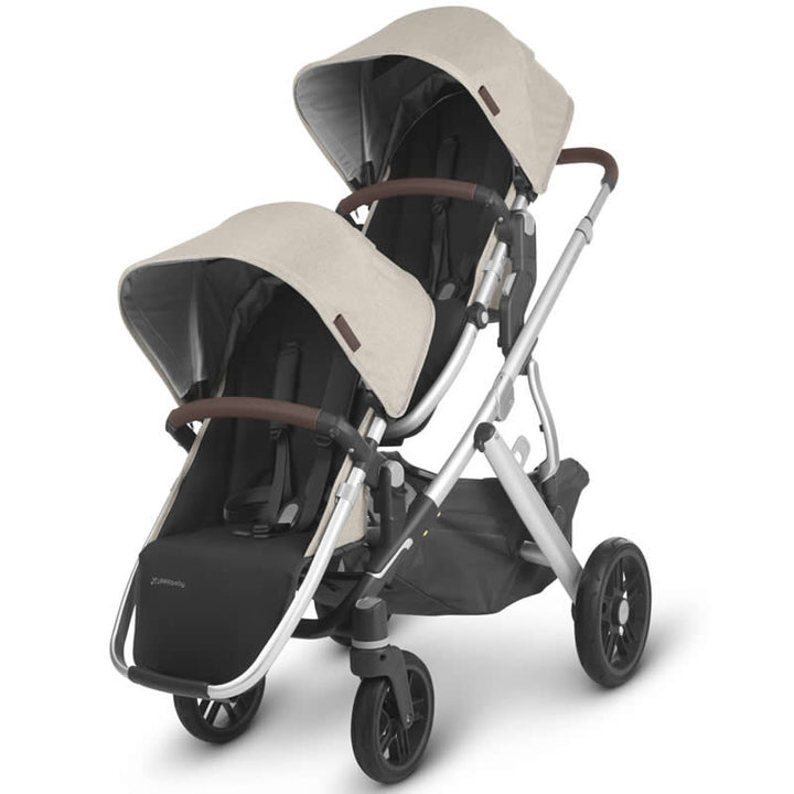 Uppababy VISTA V2 Twin Tandem Pushchair, Declan Oat Melange