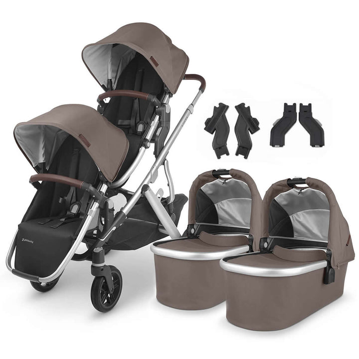 Uppababy VISTA V2 Twin Tandem Pushchair, Theo