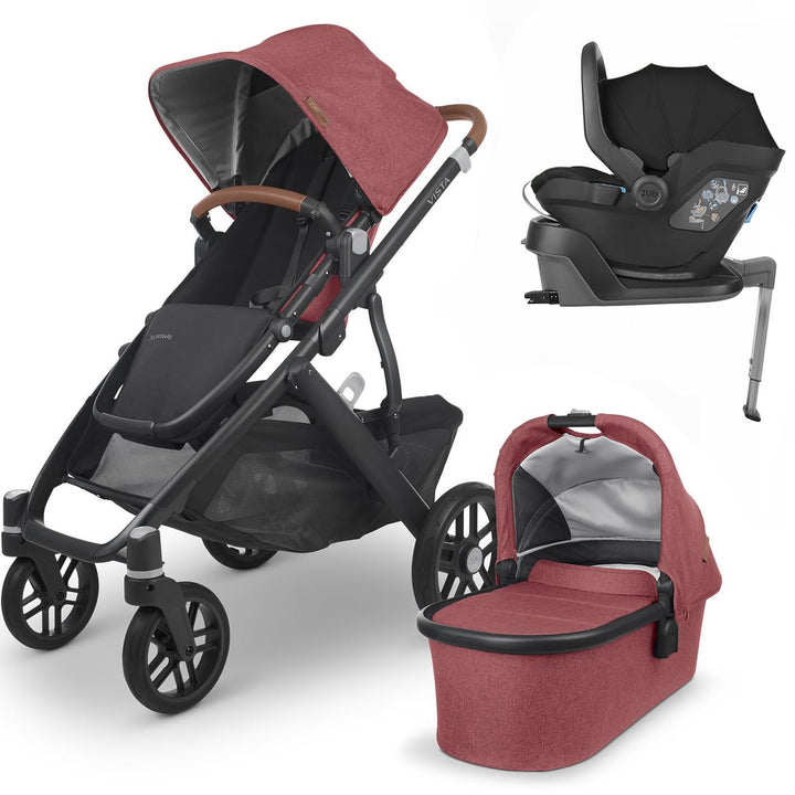 Uppababy VISTA V2 Pram + Mesa + Base i-Size Travel System, Lucy