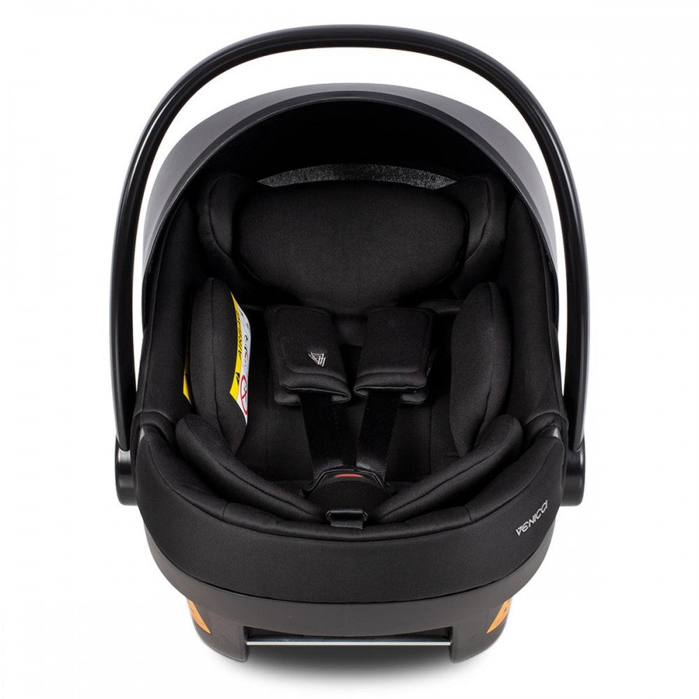 Venicci Upline 3 in 1 Travel System Bundle, All Black