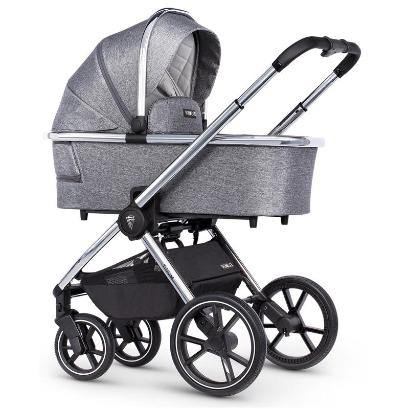 Venicci Tinum 2.0, 3 in 1 Travel System Bundle + Isofix Base - Rock Graphite