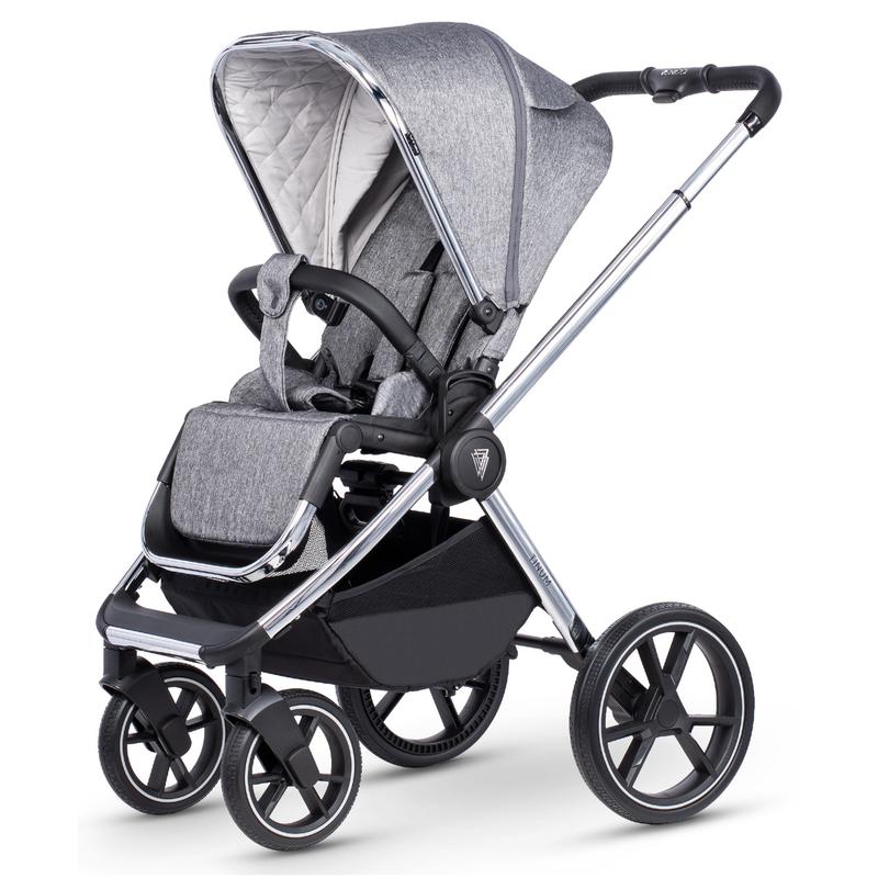 Venicci Tinum 2.0, 3 in 1 Travel System Bundle + Isofix Base - Rock Graphite