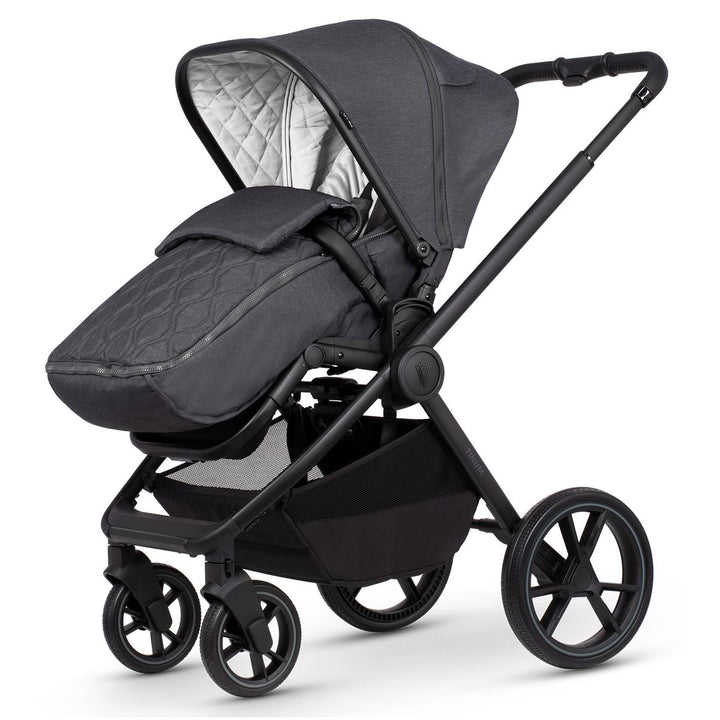 Venicci Tinum Edge 2 in 1 Pram Bundle, Charcoal