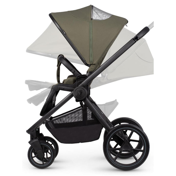 Venicci Tinum Edge 2 in 1 Pram Bundle, Moss