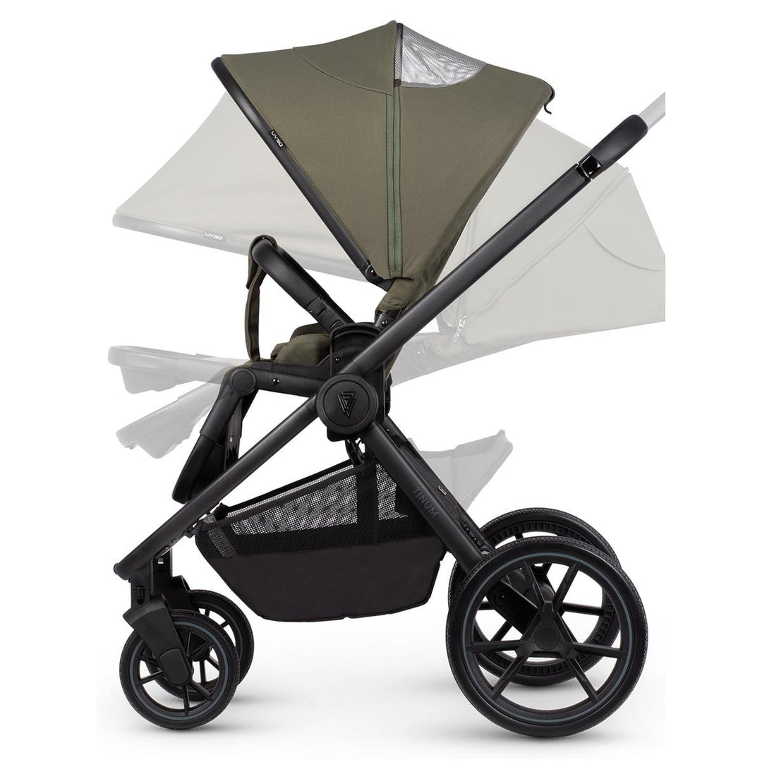 Venicci Tinum Edge 3 in 1 Travel System Bundle, Moss