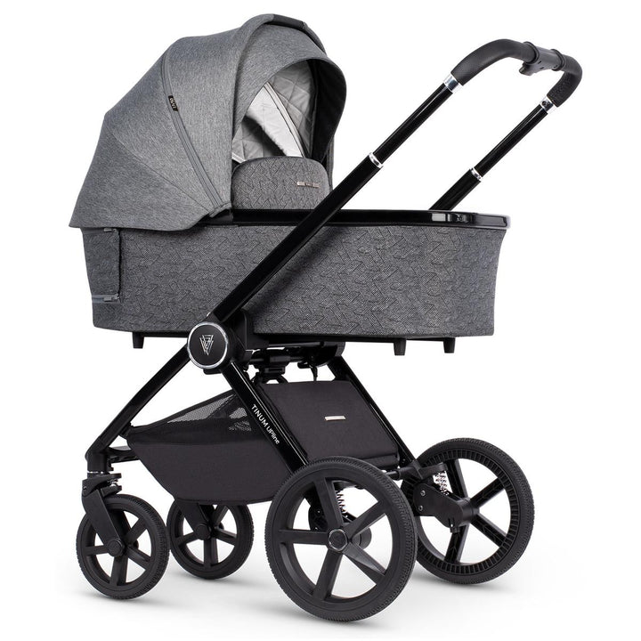 Venicci Upline 3 in 1 + Base - The Complete Travel System Bundle, Slate Grey