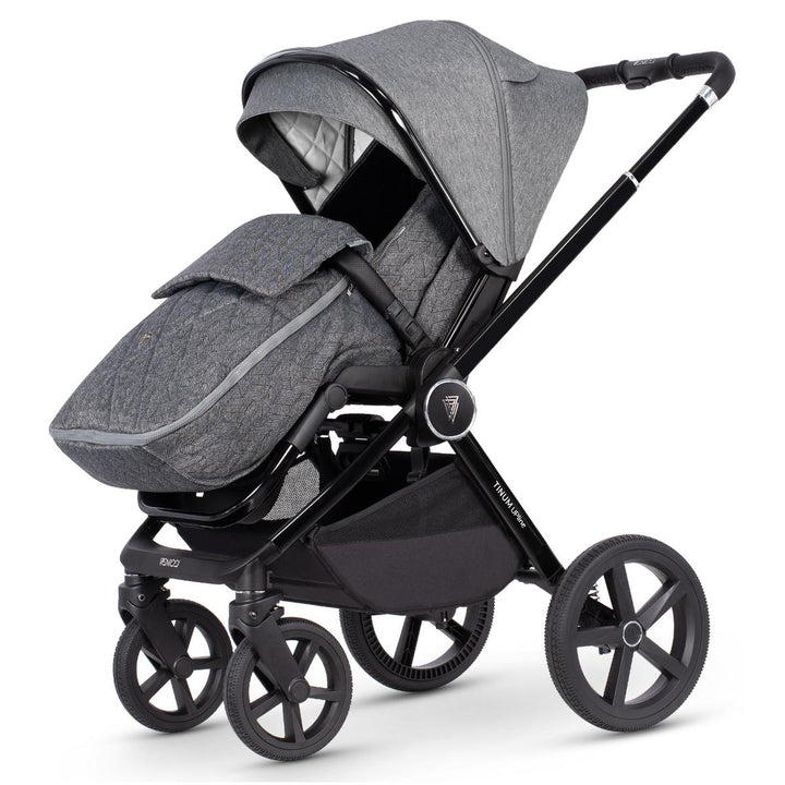 Venicci Upline 3 in 1 Travel System Bundle, Slate Grey