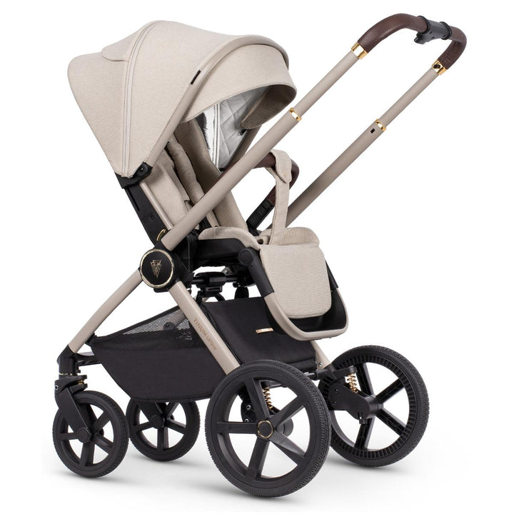 Venicci Upline 2 in 1 Pram - 10 Piece Bundle, Stone Beige