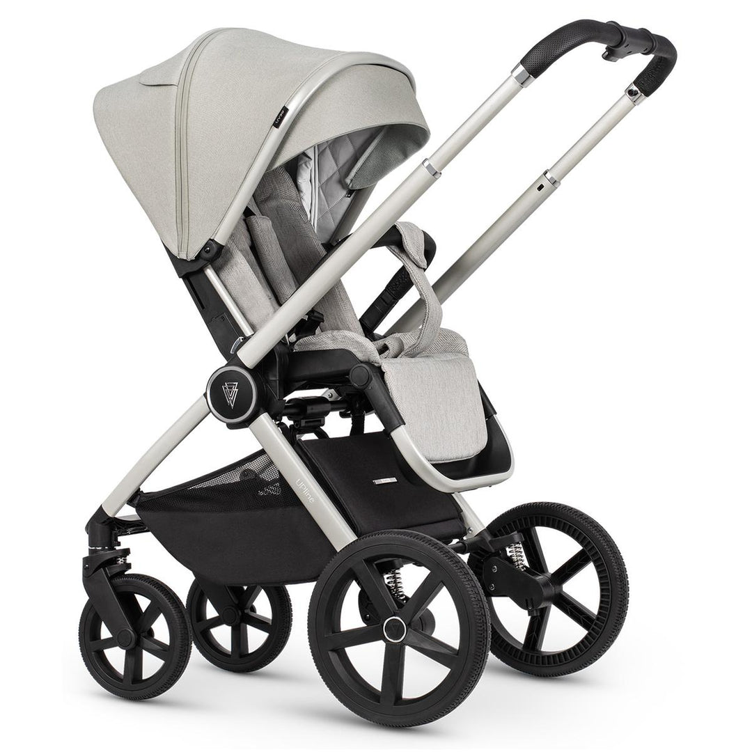 Venicci Upline 2 in 1 Pram - 10 Piece Bundle, Moonstone