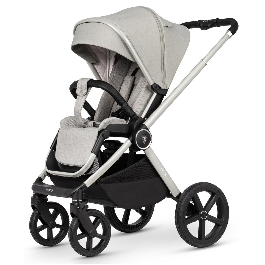 Venicci Upline 2 in 1 Pram - 10 Piece Bundle, Moonstone