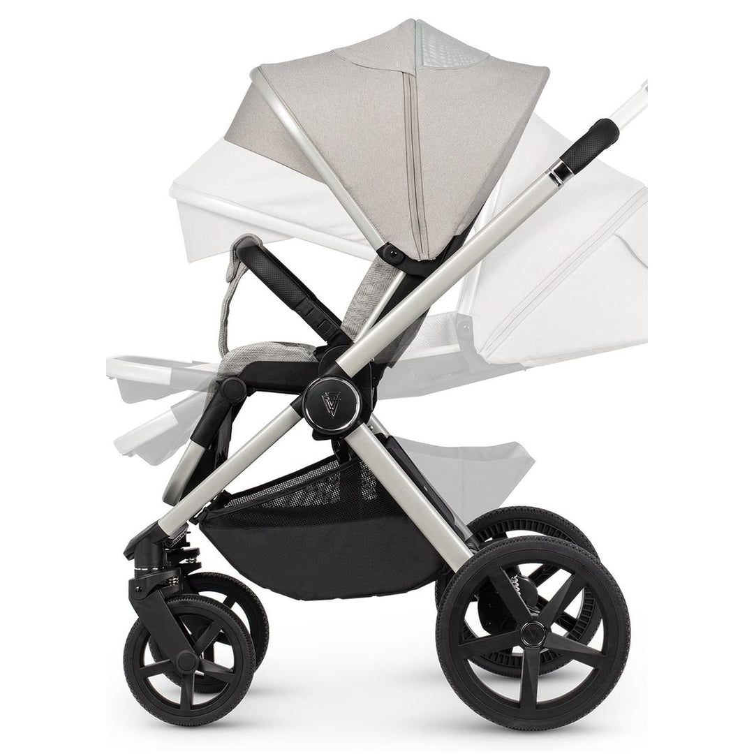 Venicci Upline 2 in 1 Pram - 10 Piece Bundle, Moonstone