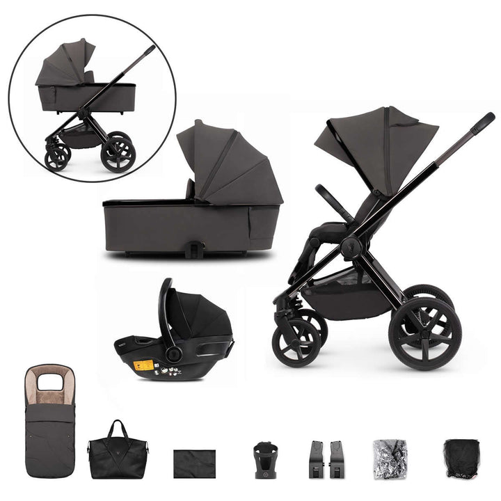 Venicci Upline SE 3 in 1 Travel System - 11 Piece Bundle, Lava